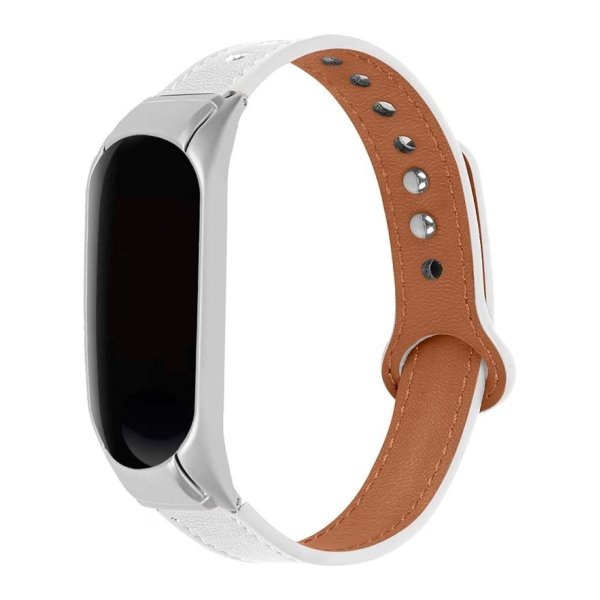 Pulseira Xiaomi Mi Smart Band 6 / Mi Band 5 / Amazfit Band 5 Couro Clipe