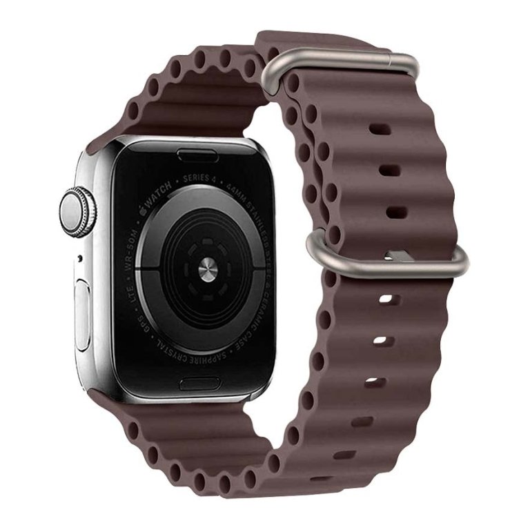 Pulseira Apple Watch 42/44/45/49mm Wave Castanho