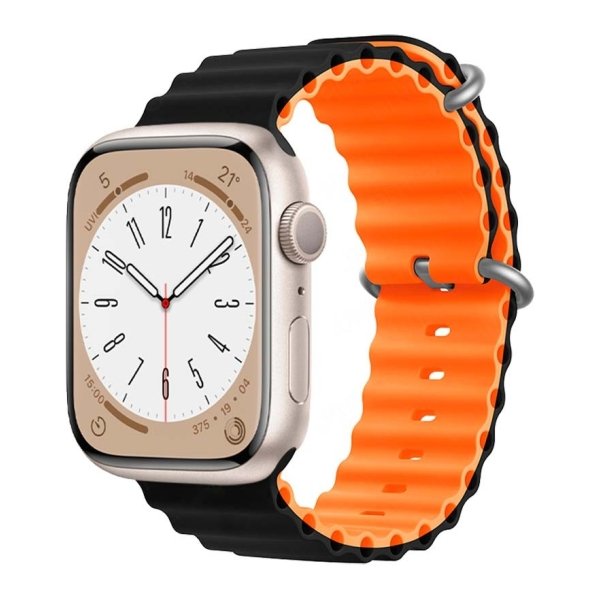 Pulseira Apple Watch 42/44/45/49mm Wave/Laranja