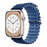 Pulseira Apple Watch 42/44/45/49mm Wave Marinho+Azul