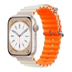 Pulseira Apple Watch 42/44/45/49mm Wave Estrela+Laranja