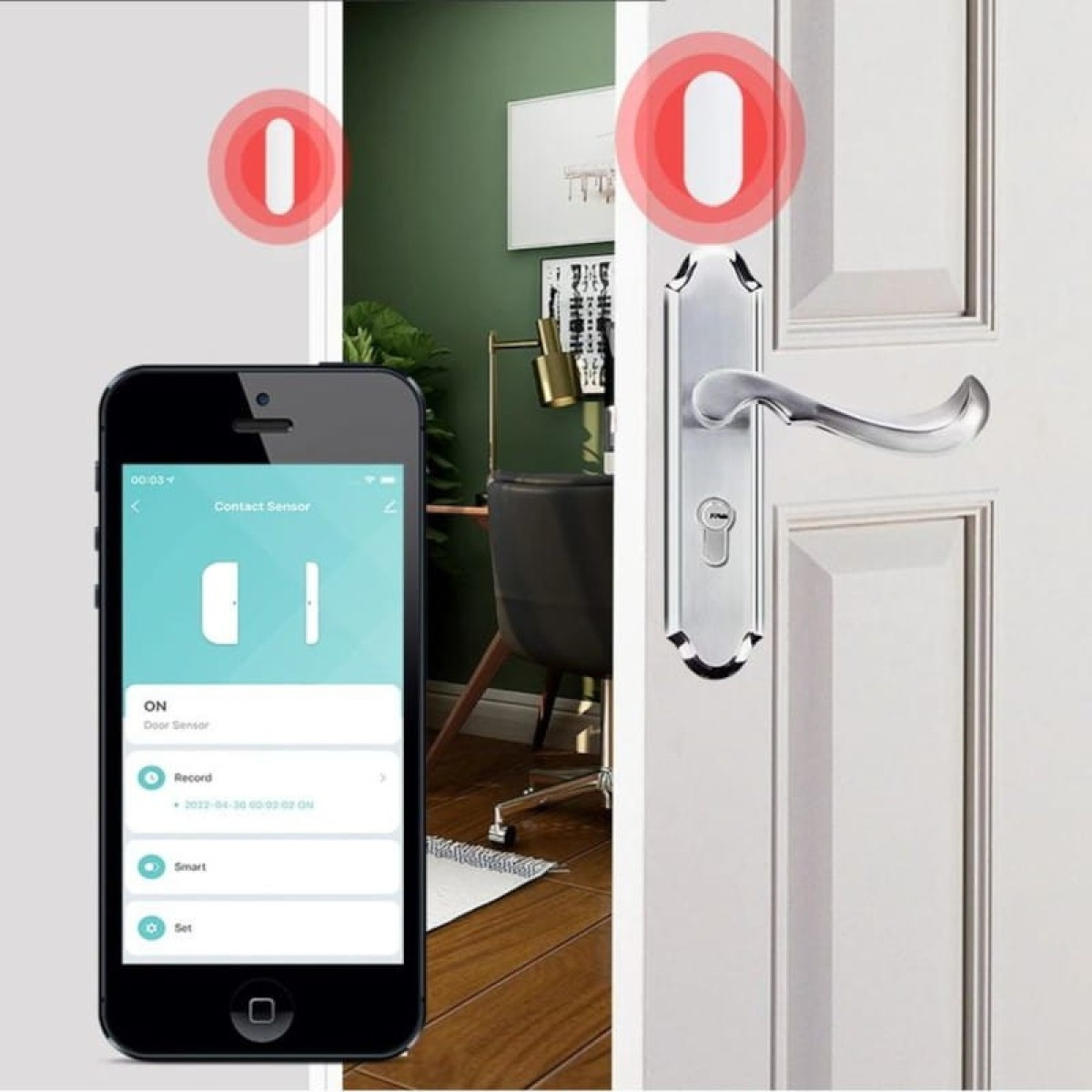 Sensor de Porta e Janela 2 em 1 Zigbee 3.0 ZG-102Z
