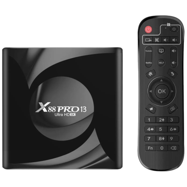 X88 PRO 13 4GB/64GB Smart System Android 13 – Android TV