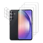 Pack de Acessórios Samsung Galaxy A54 5G com 3 Película de Ecrã + 3 Película de vidro para Câmara