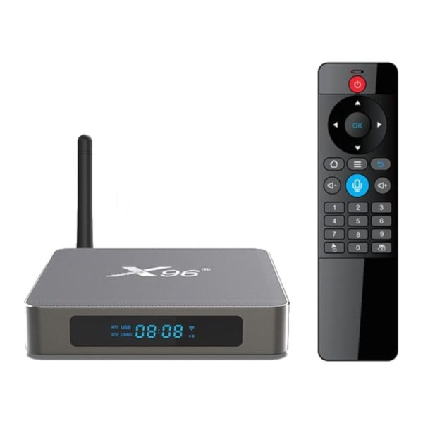 X96 X6 RK3566 8GB/64GB Dual Wifi Bluetooth Controle por Voz Android 11 – Android TV