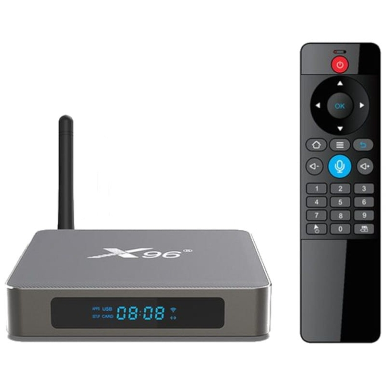 X96 X6 RK3566 8GB/64GB Dual Wifi Bluetooth Controle por Voz Android 11 – Android TV