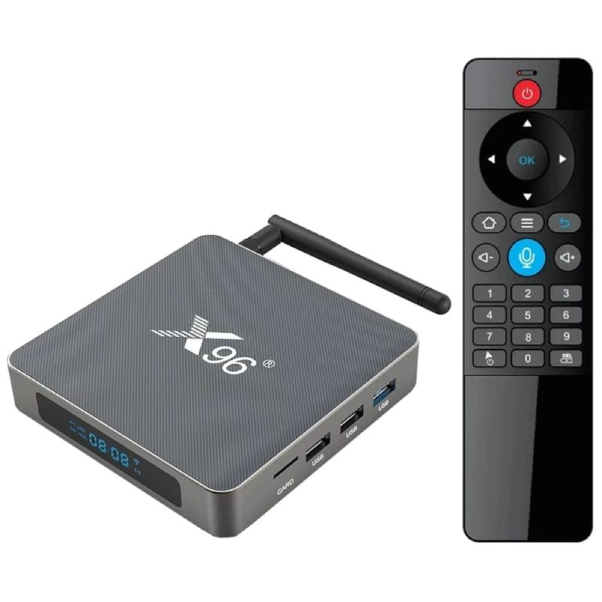 X96 X6 RK3566 8GB/64GB Dual Wifi Bluetooth Controle por Voz Android 11 – Android TV