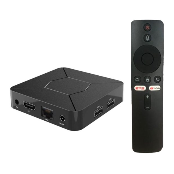 Q5 iATV H313 2GB/8GB Dual Wifi Controle de Voz Certificado Android 10 – Android TV