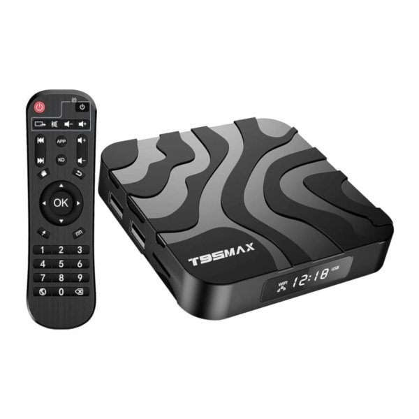 T95 Max H618 4 GB/64GB Dual Wifi Bluetooth Android 12 – Android TV