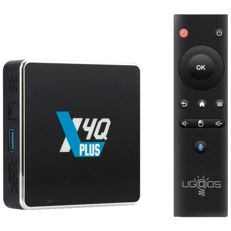 Ugoos X4Q Plus S905X4 4 GB/64GB Dual Wifi Bluetooth Android 11 – Android TV