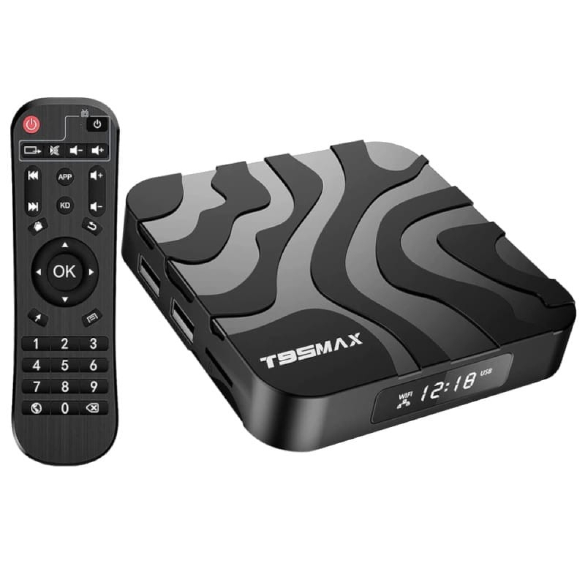 T95 Max H618 1 GB/8GB Dual Wifi Bluetooth Android 12 – Android TV