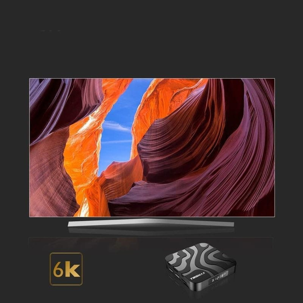 T95 Max H618 1 GB/8GB Dual Wifi Bluetooth Android 12 – Android TV