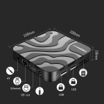 T95 Max H618 1 GB/8GB Dual Wifi Bluetooth Android 12 – Android TV