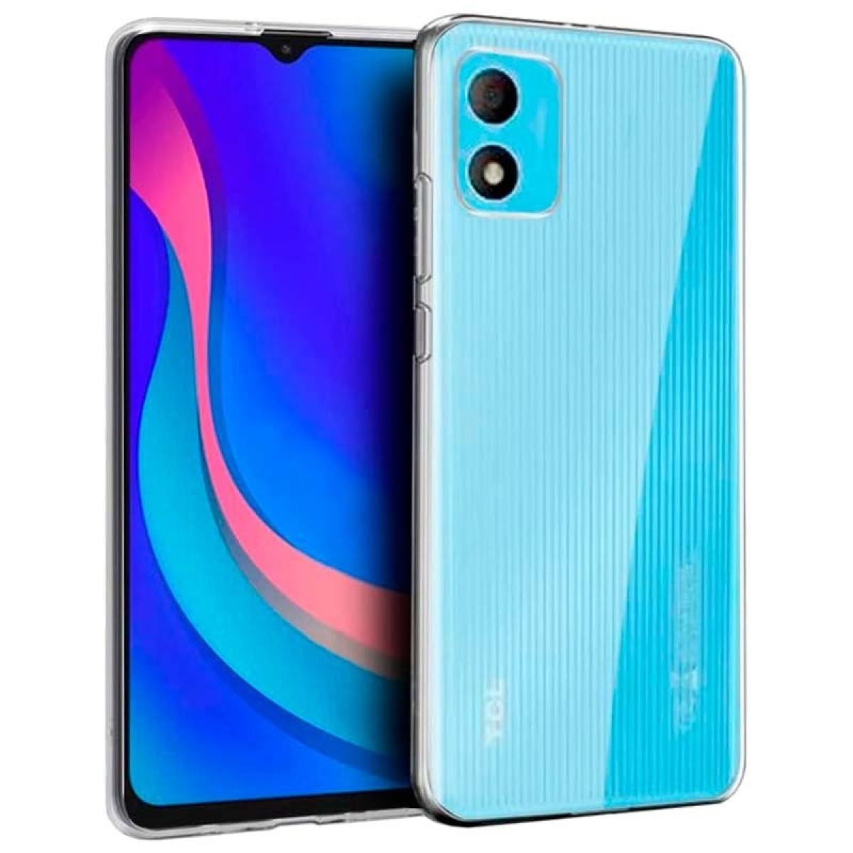 Capa de Silicone TCL 305i Transparente