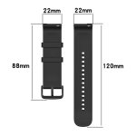 Pulseira de Silicone Universal 22mm para Smartwatch Xiaomi/Amazfit/Samsung/Huawei/Realme/Ticwatch