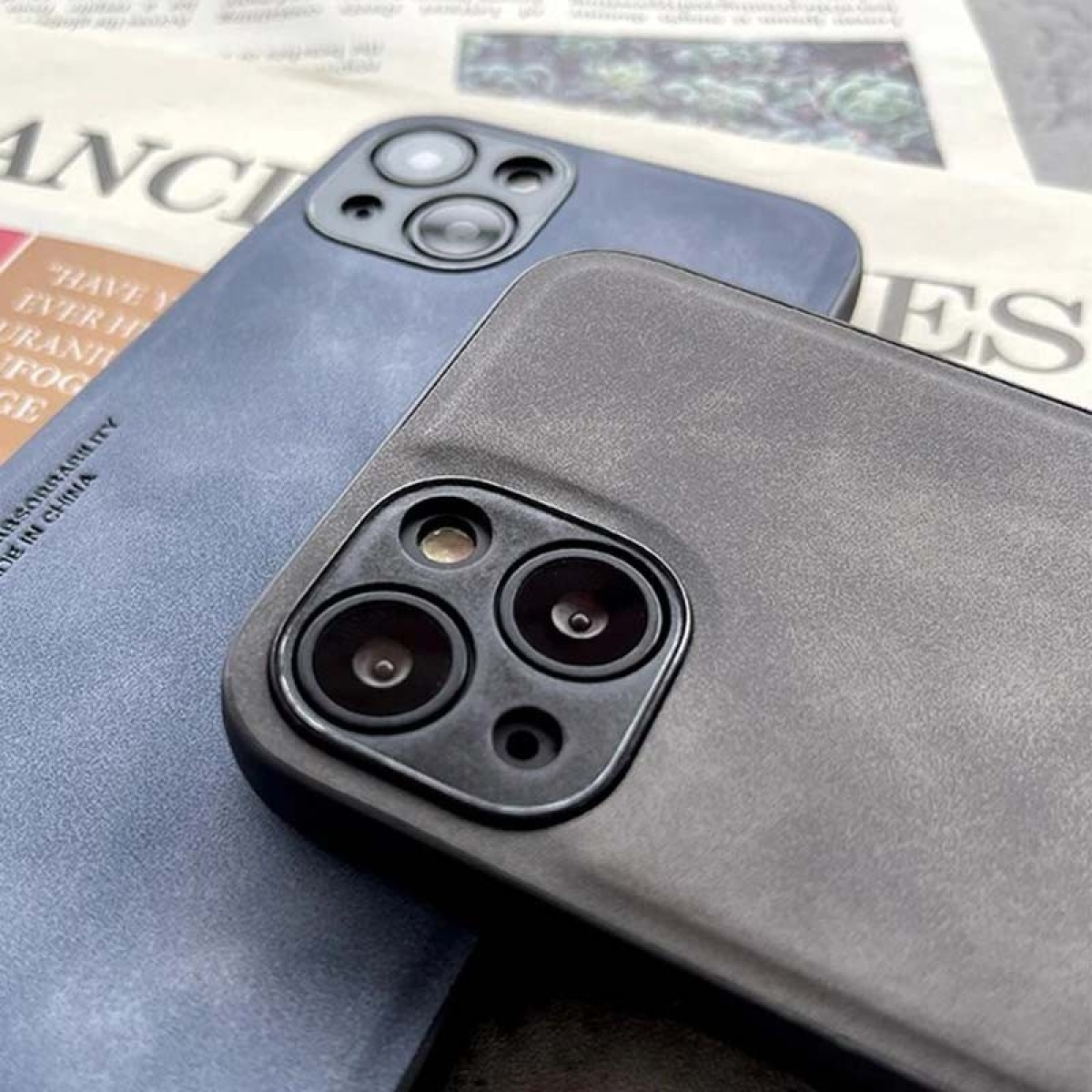 Capa em pele sintética iPhone 14 Plus Magnetic Luxury