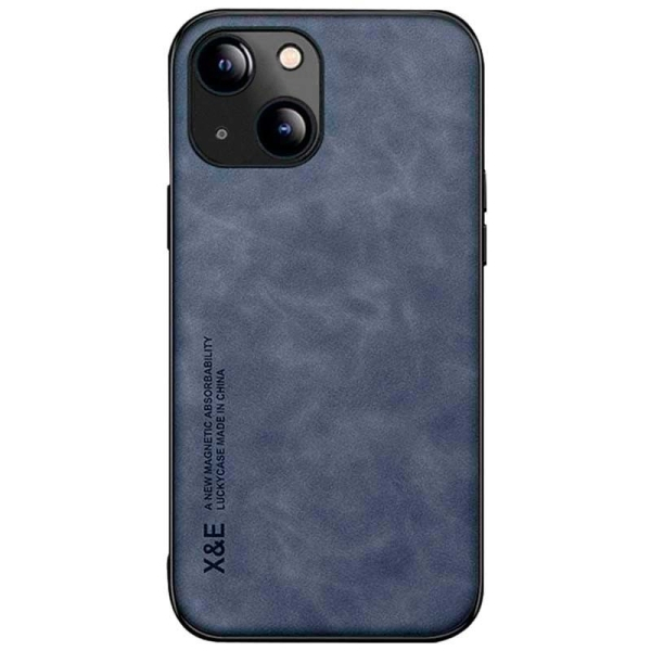 Capa em pele sintética iPhone 14 Plus Magnetic Luxury