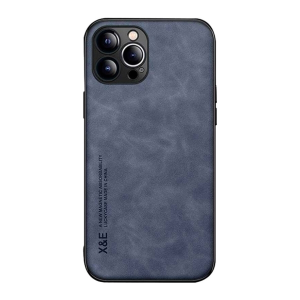 Capa em pele sintética iPhone 14 Pro Magnetic Luxury