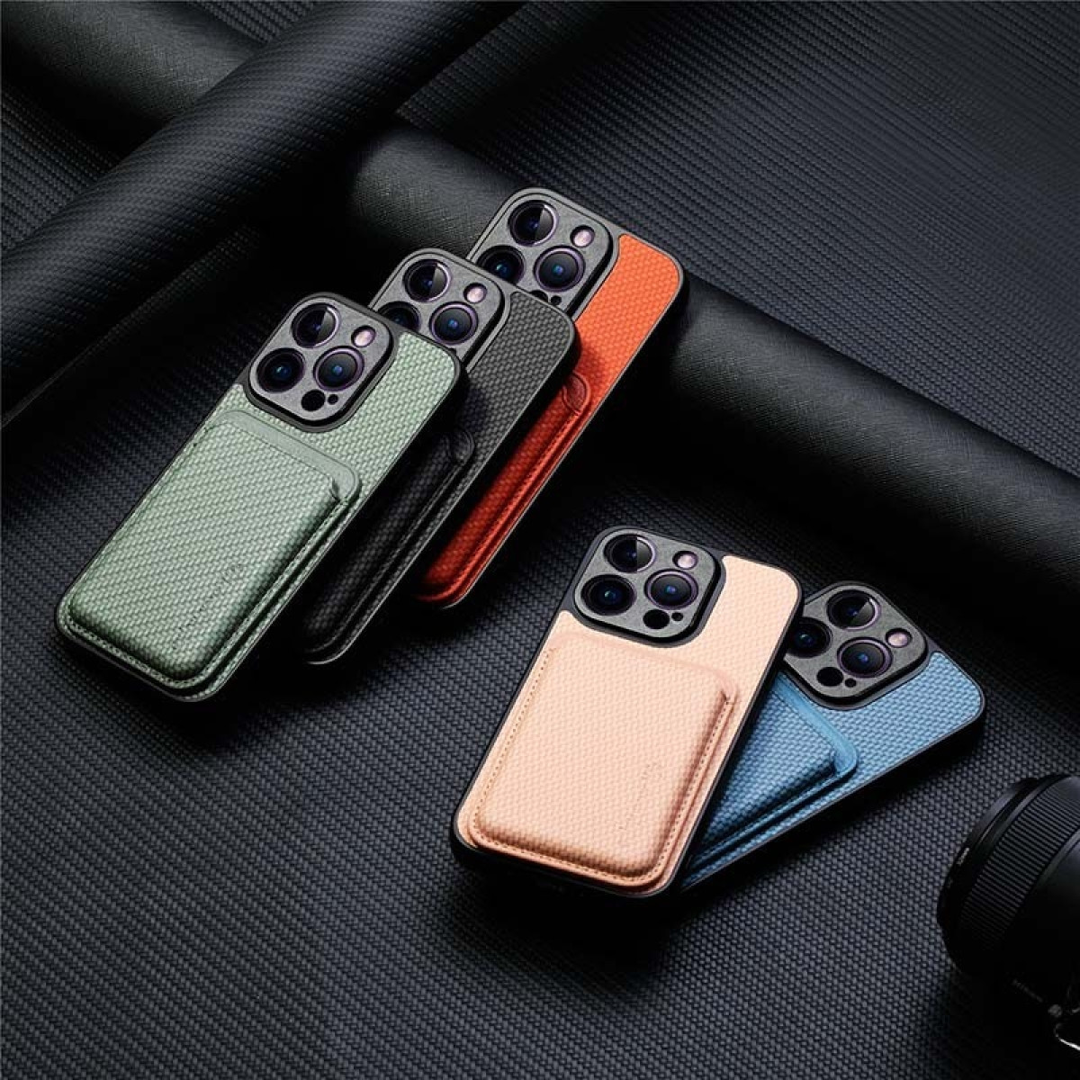 Capa Wallet iPhone 15 Pro com MagSafe e Carteira