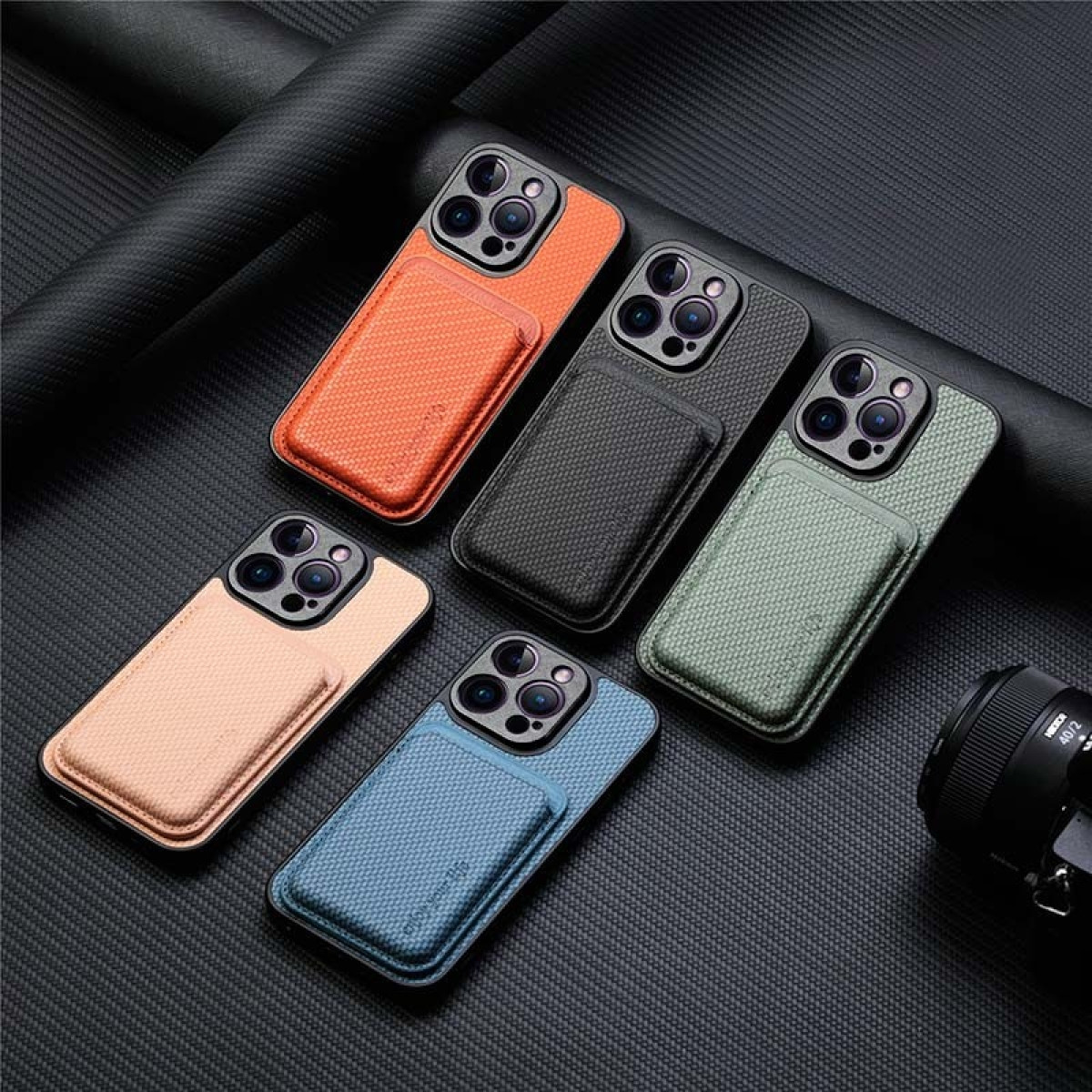 Capa Wallet iPhone 15 Pro com MagSafe e Carteira