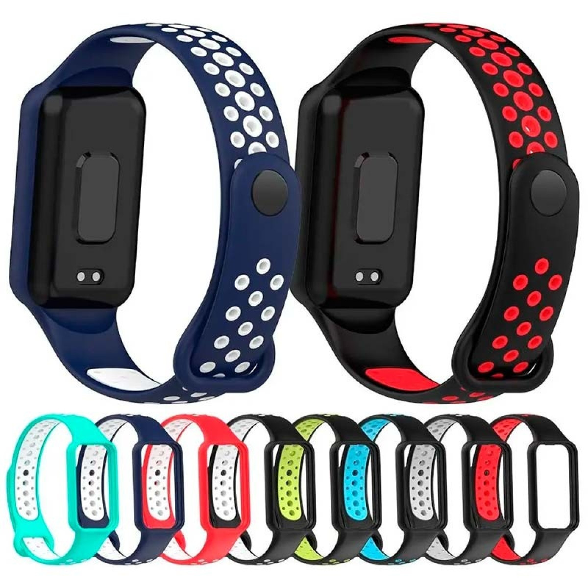 Pulseira Xiaomi Mi Smart Band 8 Active / Redmi Smart Band 2 Dual Color/Branco