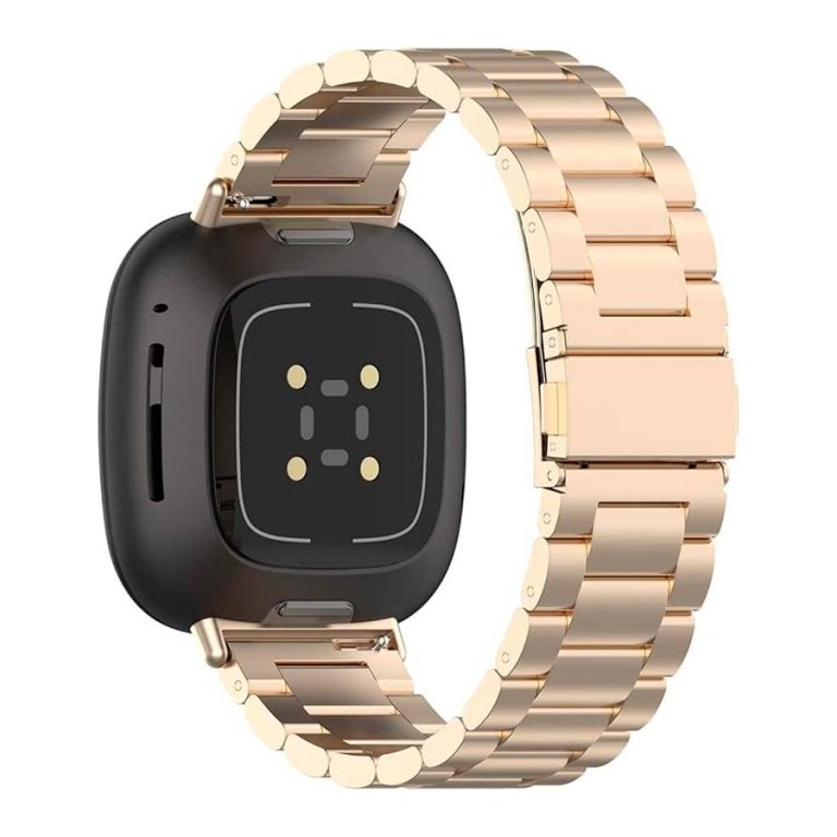 Pulseira Metal Elos Fitbit Versa 3 / Versa 4 Champanhe