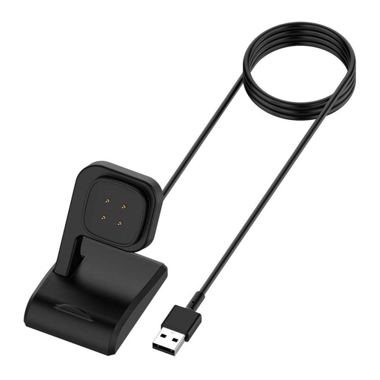 Carregador Fitbit Versa 3 / Versa 4 com Suporte