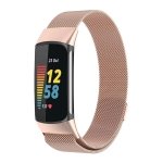 Pulseira Milanesa Magnética Fitbit Charge 5 / Charge 6 Champanhe