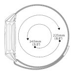 Pulseira Milanesa Magnética Fitbit Charge 5 / Charge 6 Multicolorida