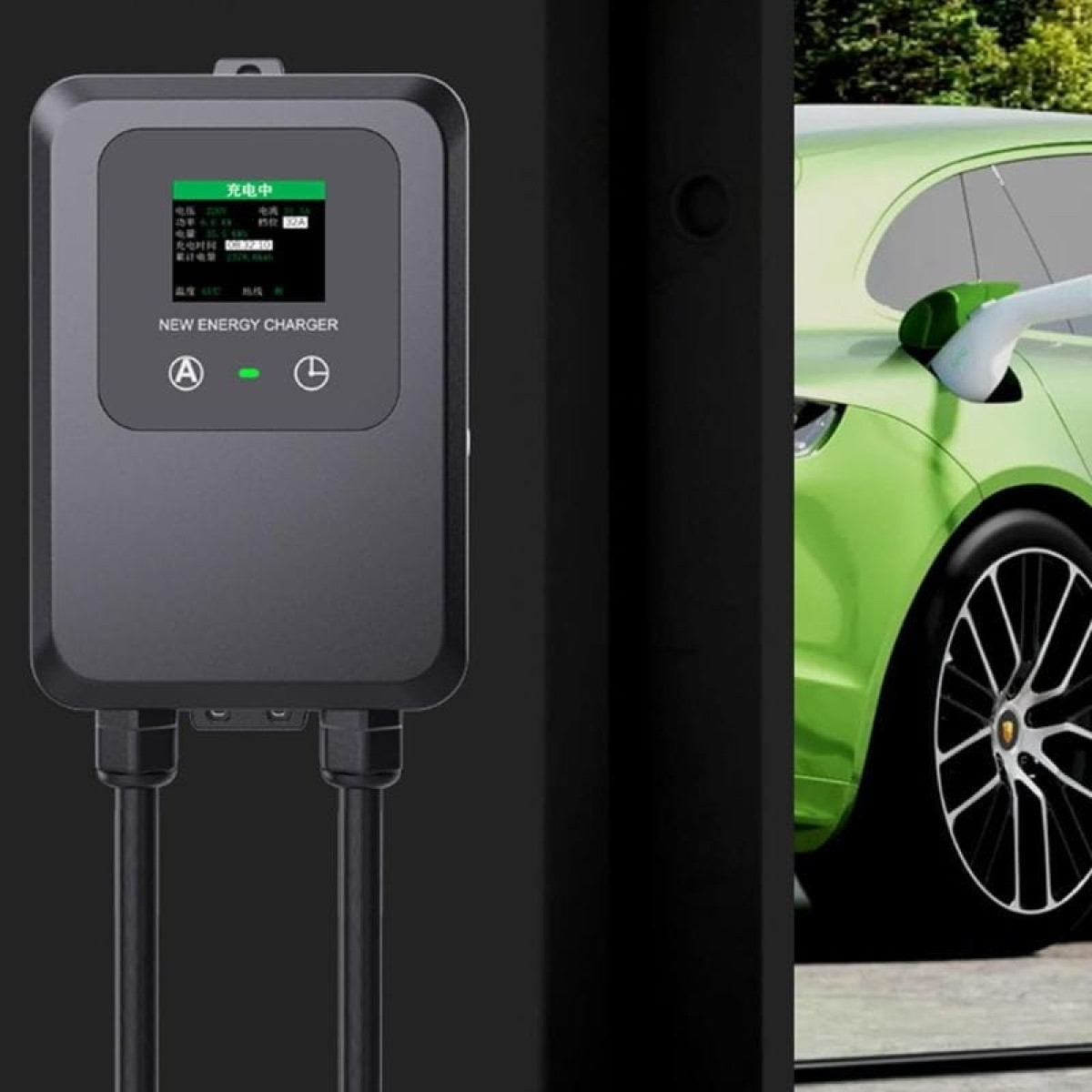 Estação de carregamento 32A/7.0KW/5M para veà­culos Elétricos – Carregador Tipo de 2 EV