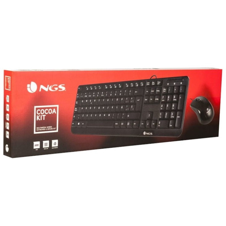 Teclado USB + Rato NGS Cocoa Kit