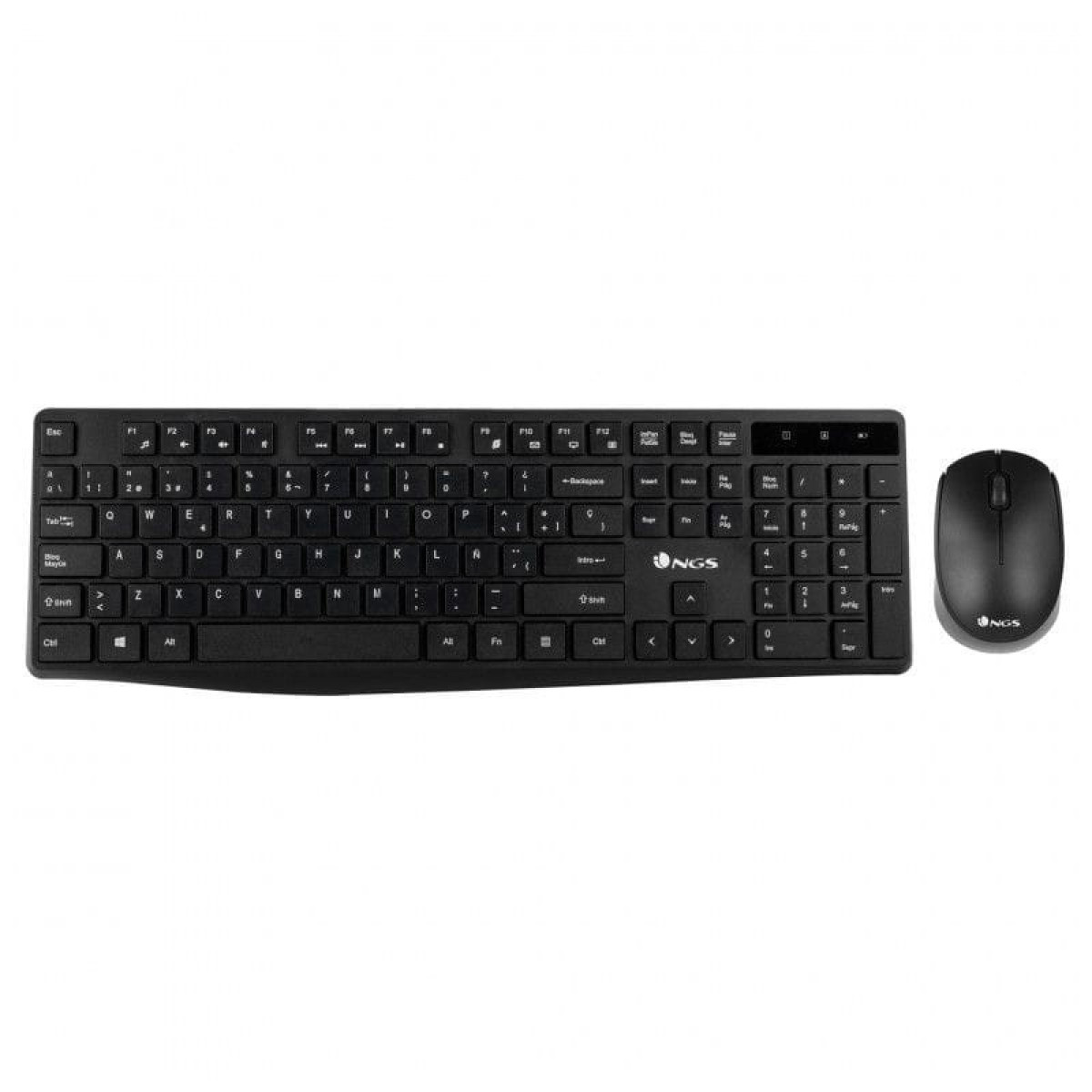 Teclado sem fio NGS Allure + kit de Rato