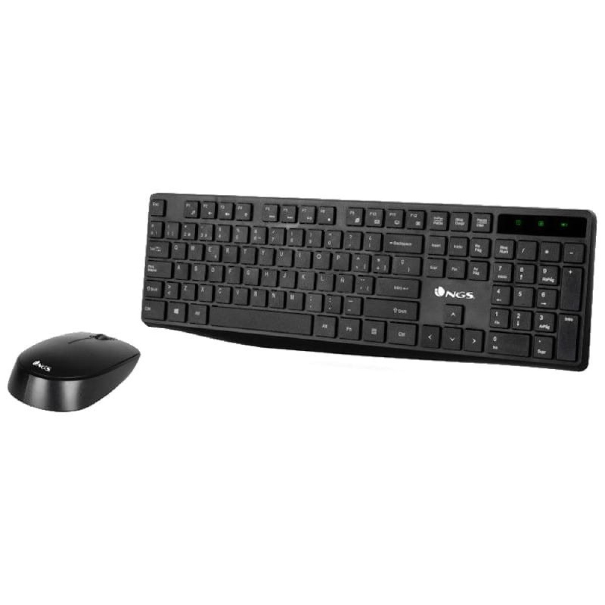 Teclado sem fio NGS Allure + kit de Rato