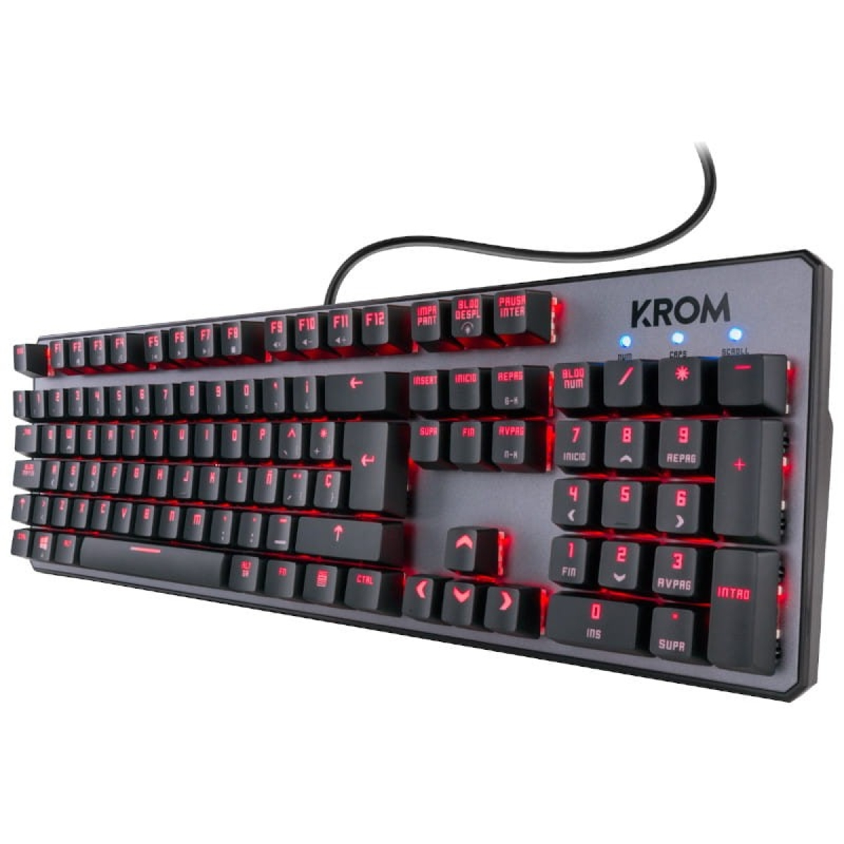 Teclado Mecânico para jogos Krom Kernel RGB Switch