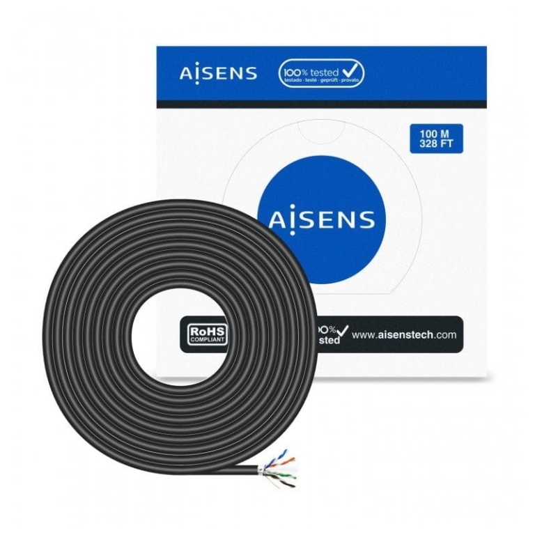 AISENS A135-0673 FTP Cat.6 Para exterior 100M – Cabo de Rede RJ45