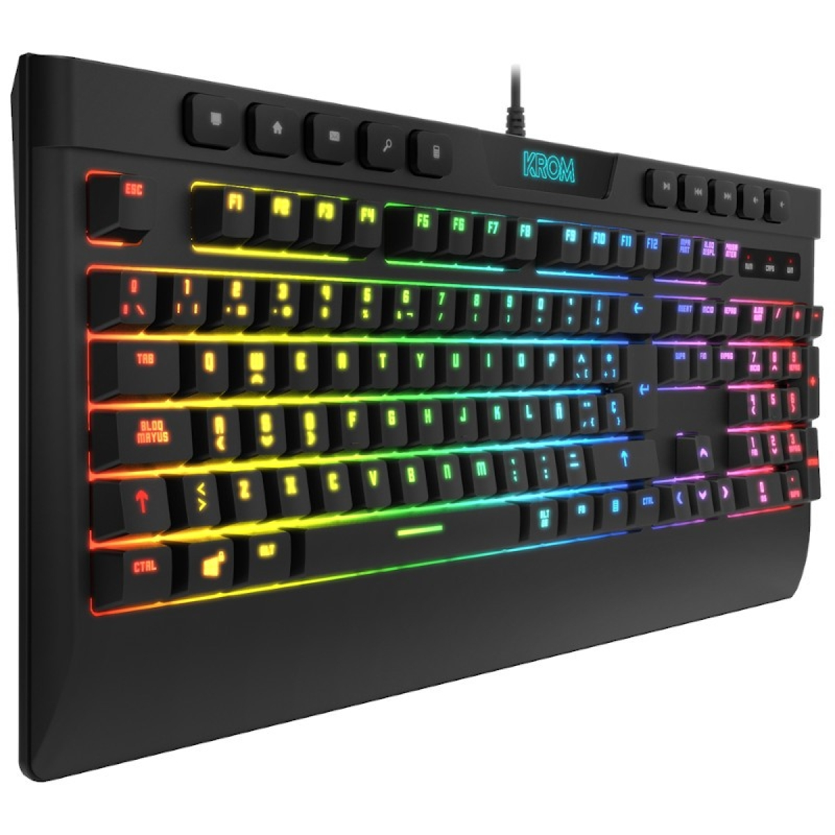 Pacote de jogos Teclado Mecânico e Rato Krom Kalyos RGB – 6400 DPI Switch