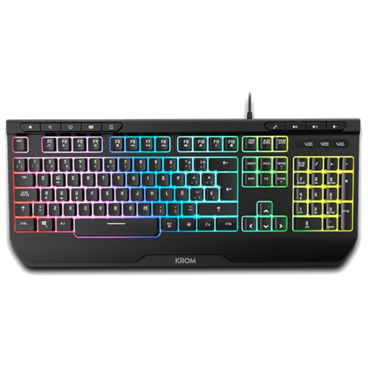 Kit de teclado e Rato Krom Kenya 4 em 1 RGB Gaming
