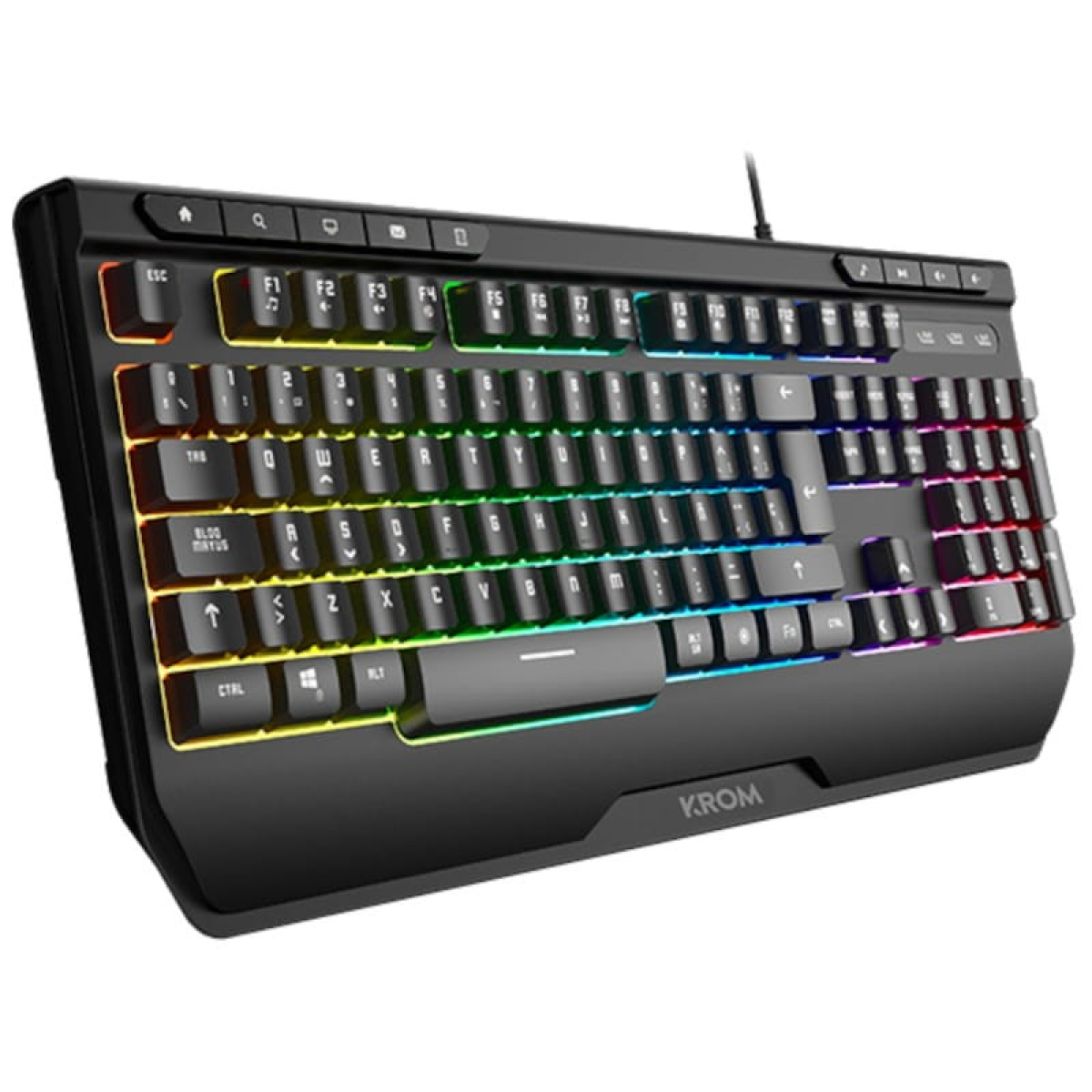Kit de teclado e Rato Krom Kenya 4 em 1 RGB Gaming