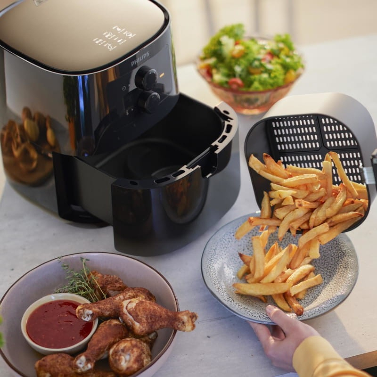 Fritadeira Air Fryer 4.1L Philips Essential Rapid Air