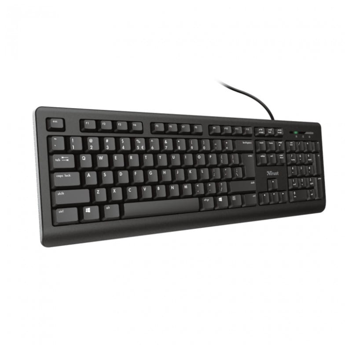 Teclado de Membrana Português Trust Primo USB