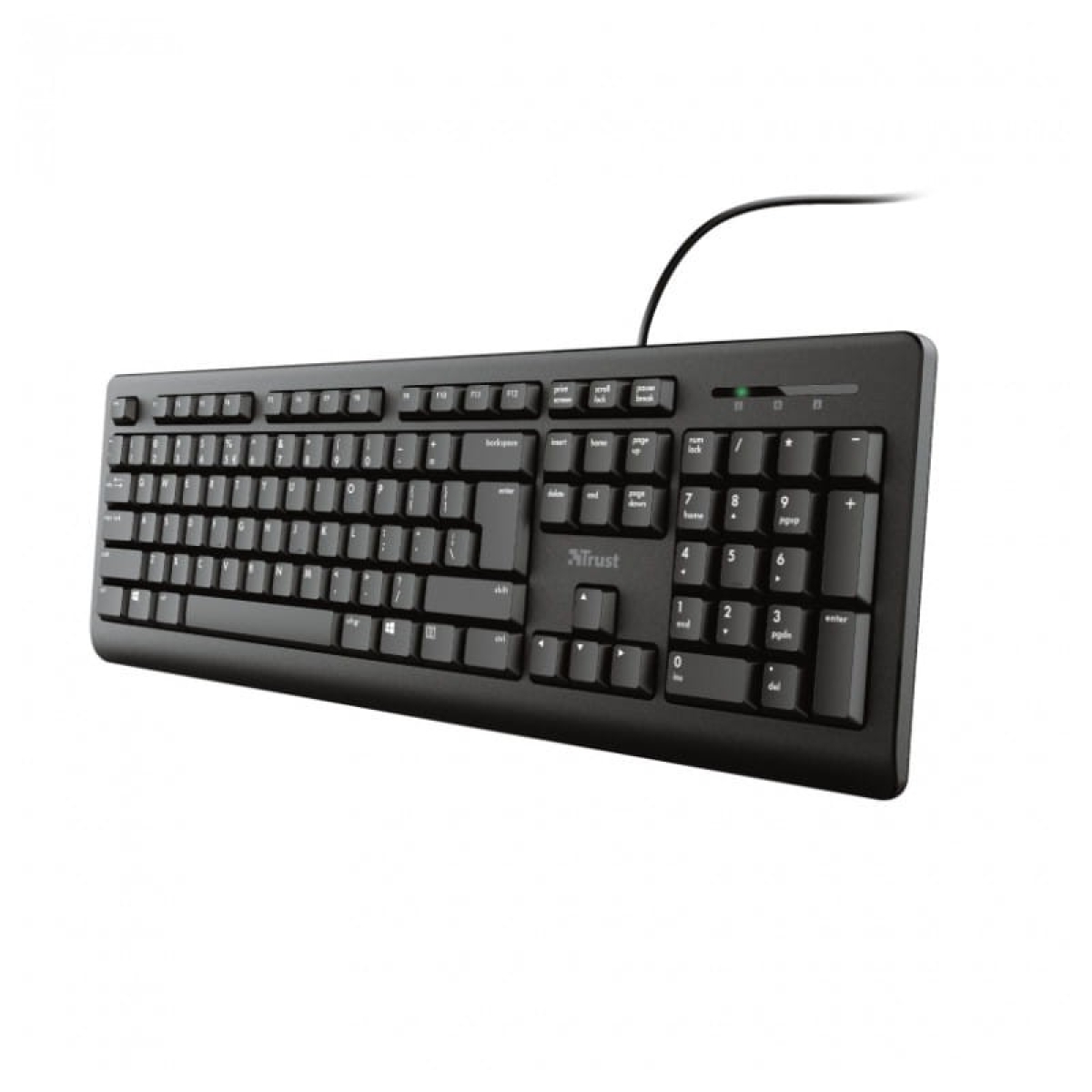 Teclado de Membrana Português Trust Primo USB