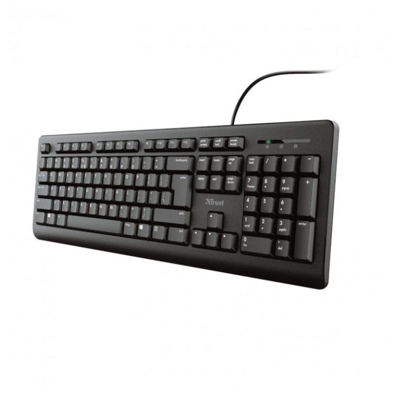 Teclado de Membrana Português Trust Primo USB