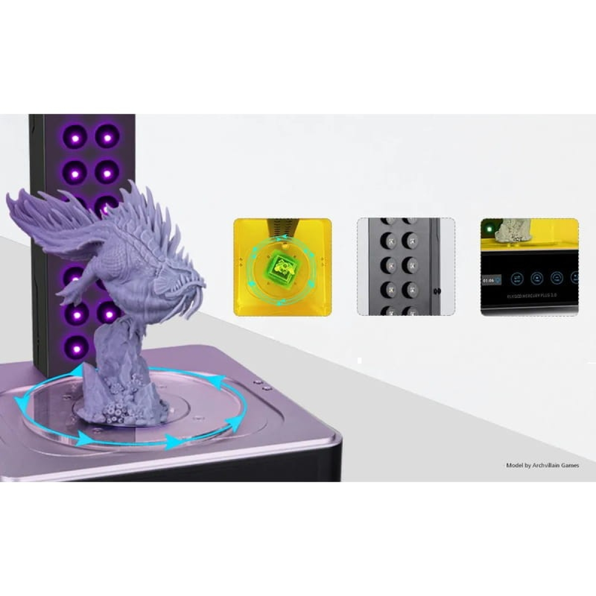 ELEGOO Mercury Plus 2.0 Lavagem e Cura