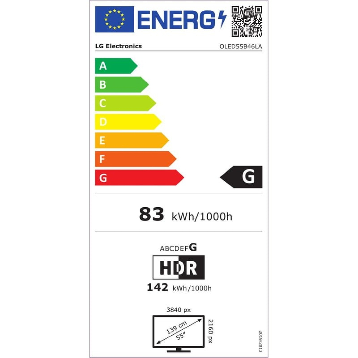 LG B4 OLED55B46LA 55″ OLED 4K Ultra HD Smart TV Wifi