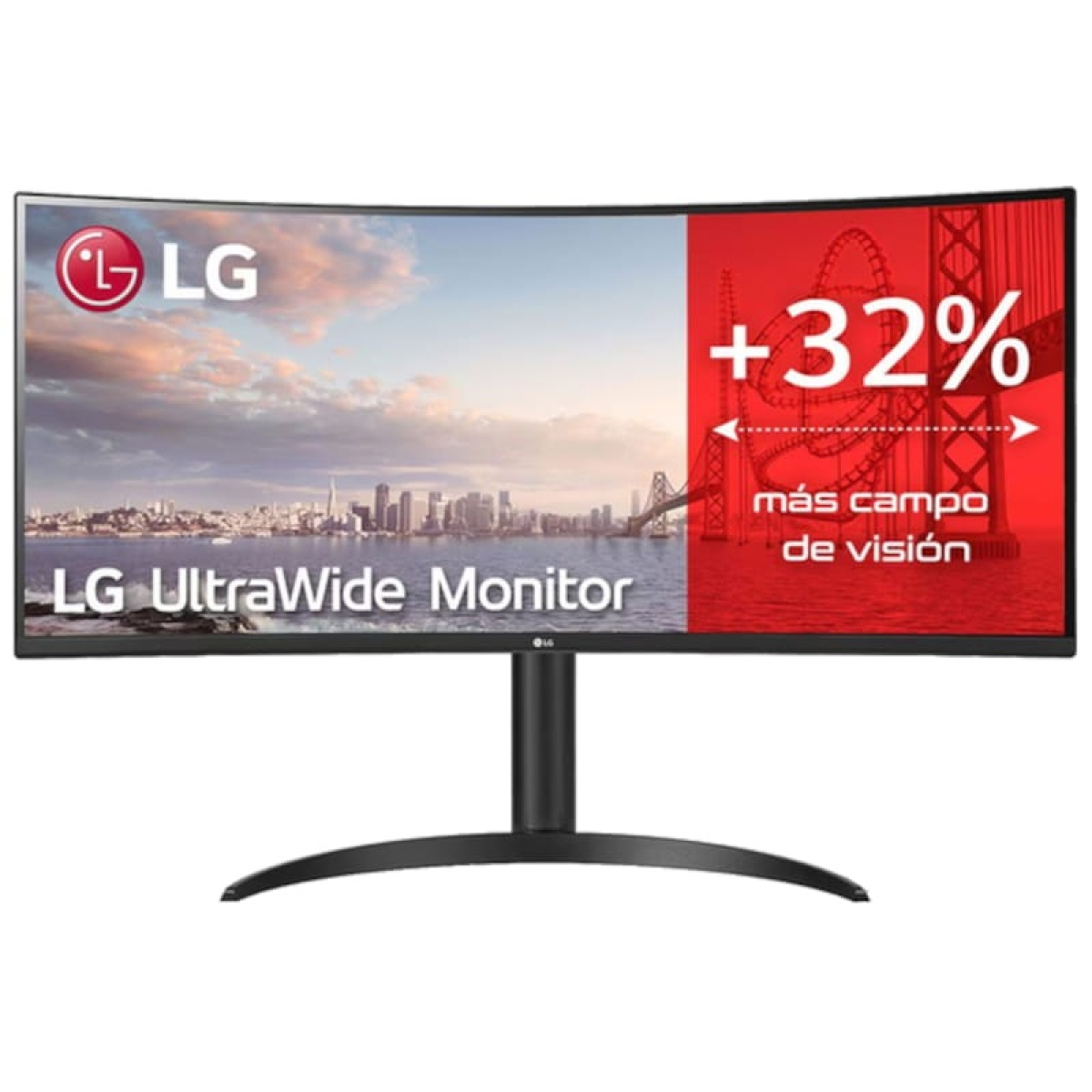 LG 34WP75CP-B 34 QHD VA 160Hz UltraWide Curvo FreeSync – Monitor Gaming