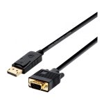 AISENS A125-0365 DisplayPort VGA D-SUB 2 metros Preto - Cabo