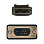 AISENS A125-0365 DisplayPort VGA D-SUB 2 metros Preto - Cabo