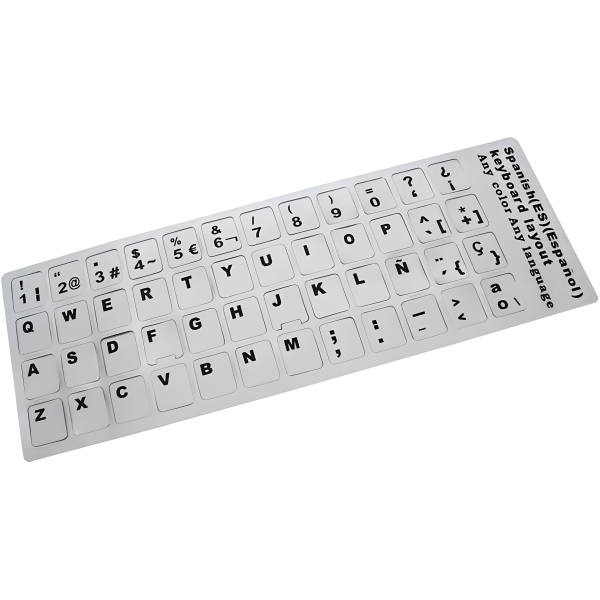 Adesivos Teclado Espanhol