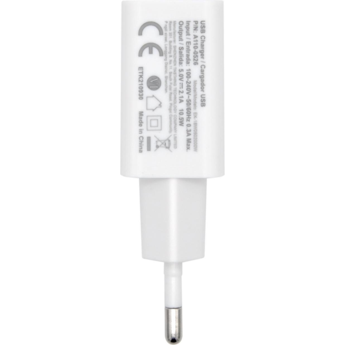 Aisens A110-0526 Mobile Device Charger White Indoor