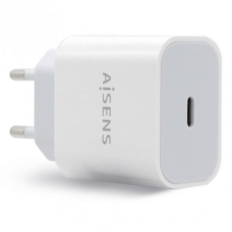 Aisens A110-0537 Carregador de Parede USB-C 20W Branco